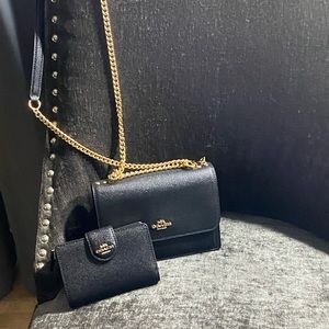 Brand new never used coach purse and wallet